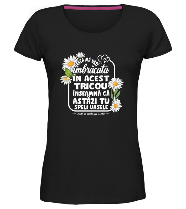  model  pe tricou