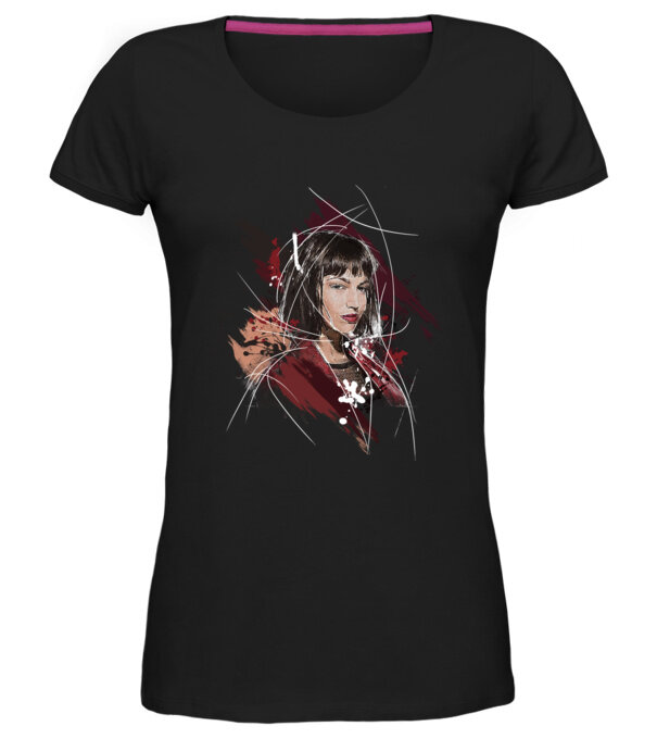  model  pe tricou
