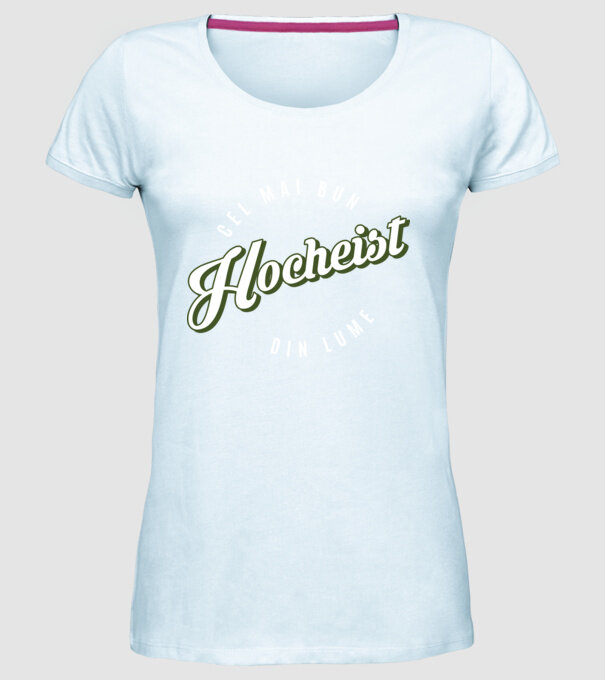 Cel mai bun Hocheist din lume model albastru deschis pe tricou