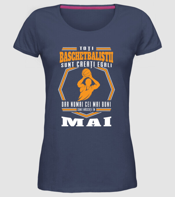 Toți baschetbaliștii sunt creați egali, dar numai cei mai buni sunt născuți în mai model albastru jeanși pe tricou