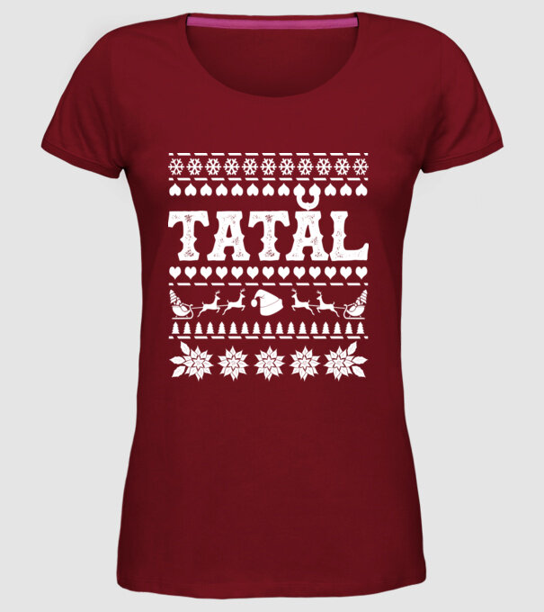 Tatăl model bordo pe tricou