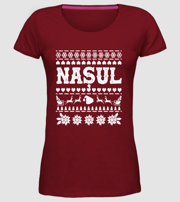 Nașul model bordo pe tricou