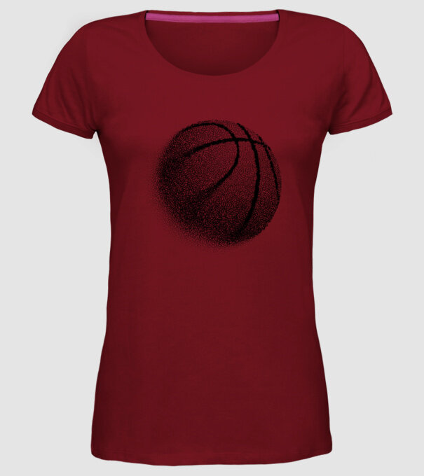 Basketball model bordo pe tricou