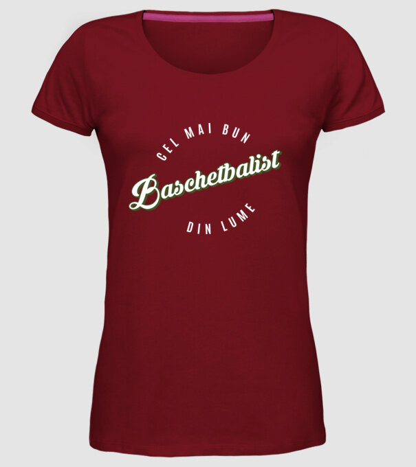 Cel mai bun Baschetbalist din lume model bordo pe tricou