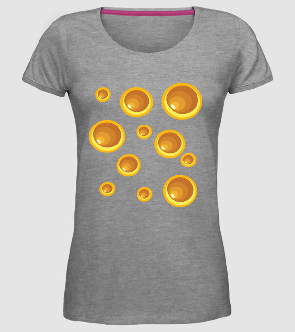Cașcaval carnaval model gri pe tricou