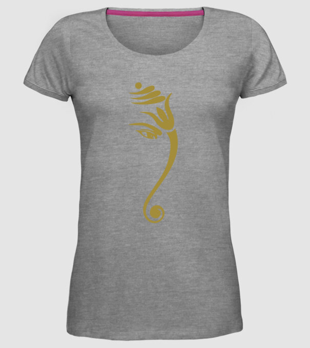 ganesha model gri pe tricou