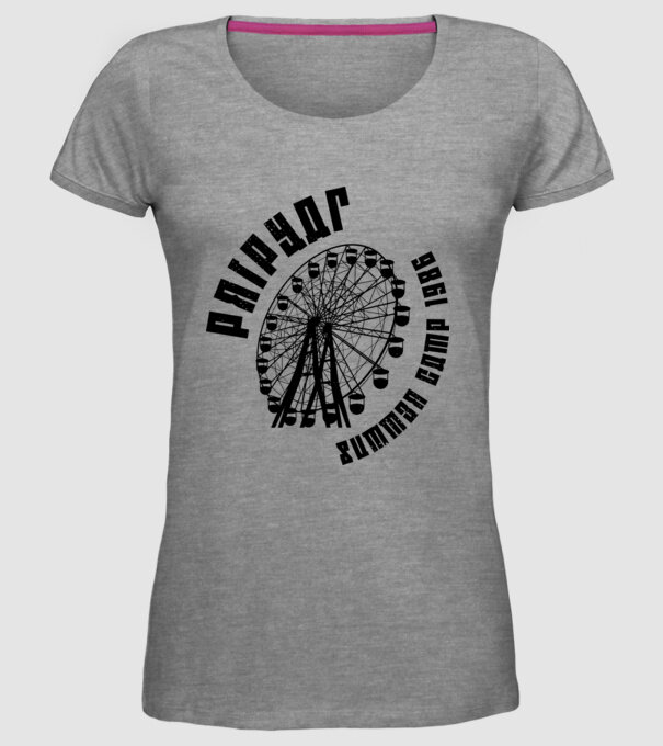 Prypiat summer camp model gri pe tricou