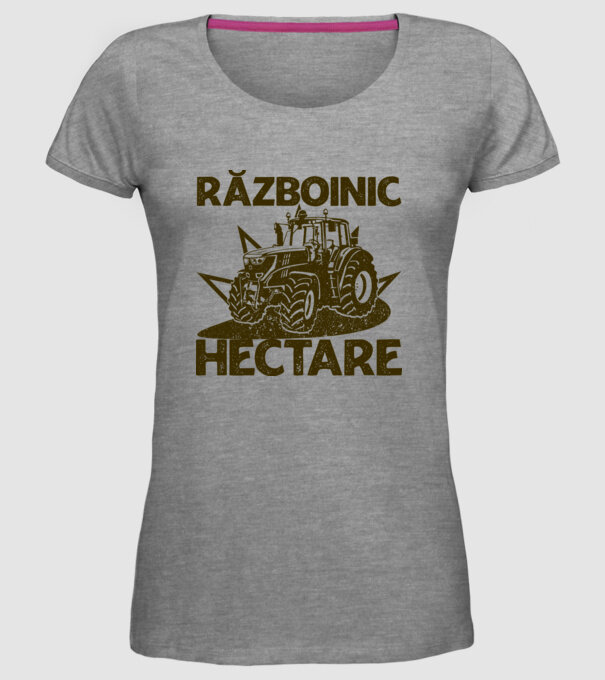 Războinic Hectare model gri pe tricou