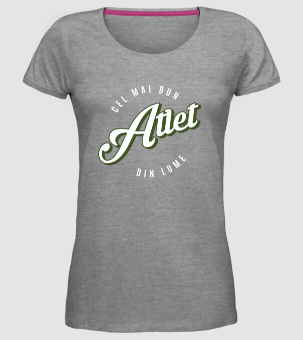 Cel mai bun Atlet din lume model gri pe tricou