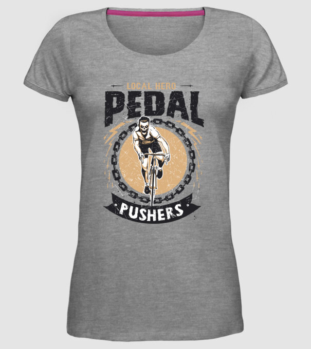 Pedal Pushers model gri pe tricou