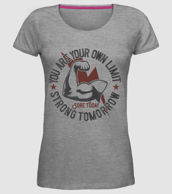 Sore Today model gri pe tricou