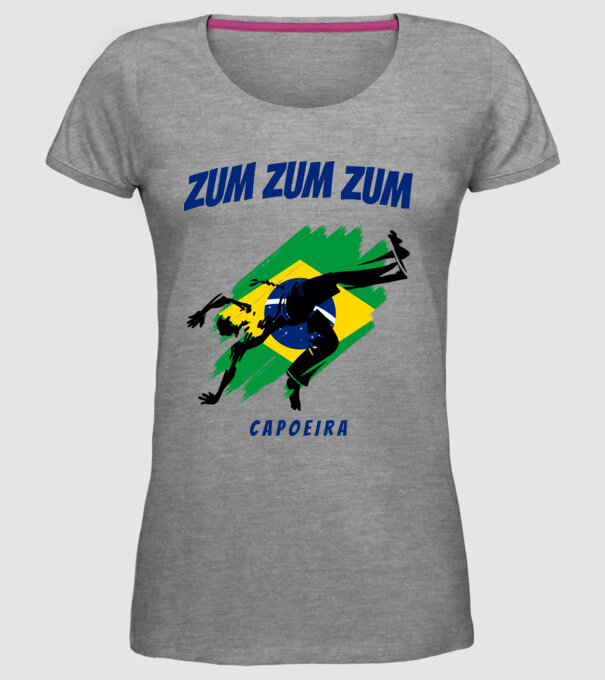 ZUM ZUM ZUM model gri pe tricou