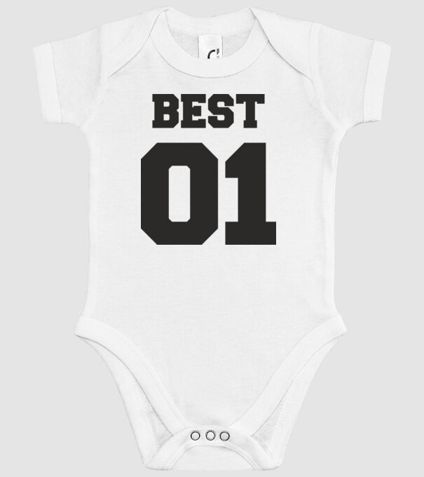 Best 01 model alb pe tricou