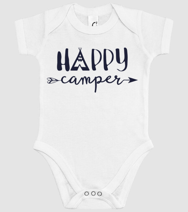 Camper tepee model alb pe tricou