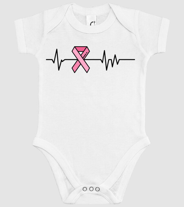 Heartbeat faith model alb pe tricou