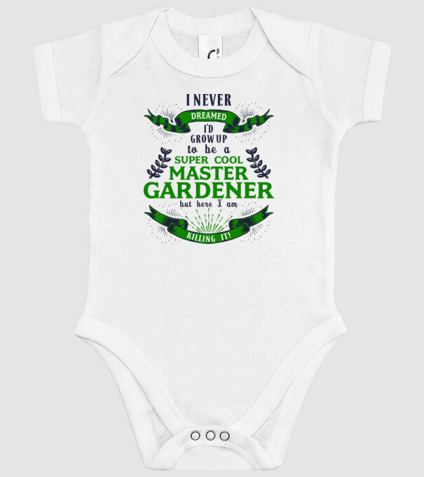I never dreamed gardener lght model alb pe tricou