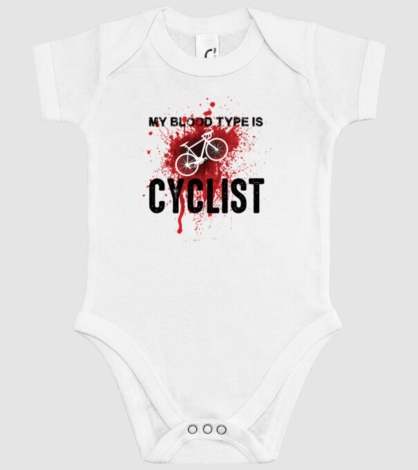 My blood type model alb pe tricou