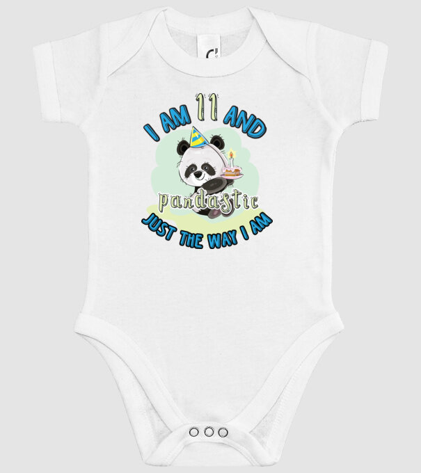 PANDASTIC 11 model alb pe tricou