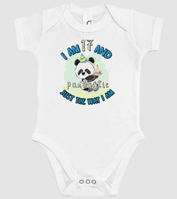 PANDASTIC 17 model alb pe tricou