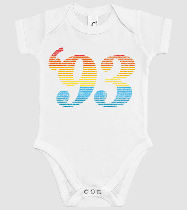 Retro Birthday 1993 model alb pe tricou