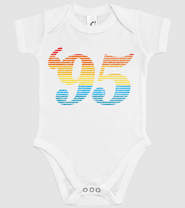 Retro Birthday 1995 model alb pe tricou
