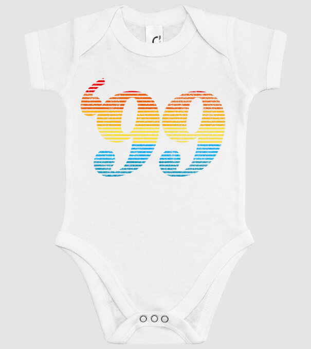 Retro Birthday 1999 model alb pe tricou