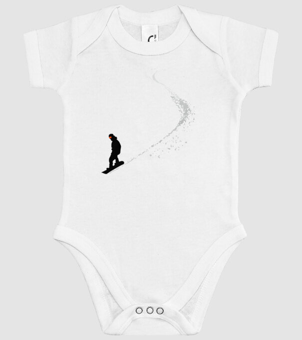 Slope Pantă model alb pe tricou