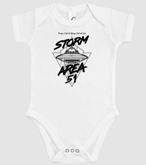storm area ufo black model alb pe tricou