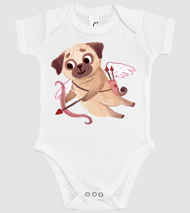 MOPȘI ÎNDRĂGOSTIȚI 3 model alb pe tricou