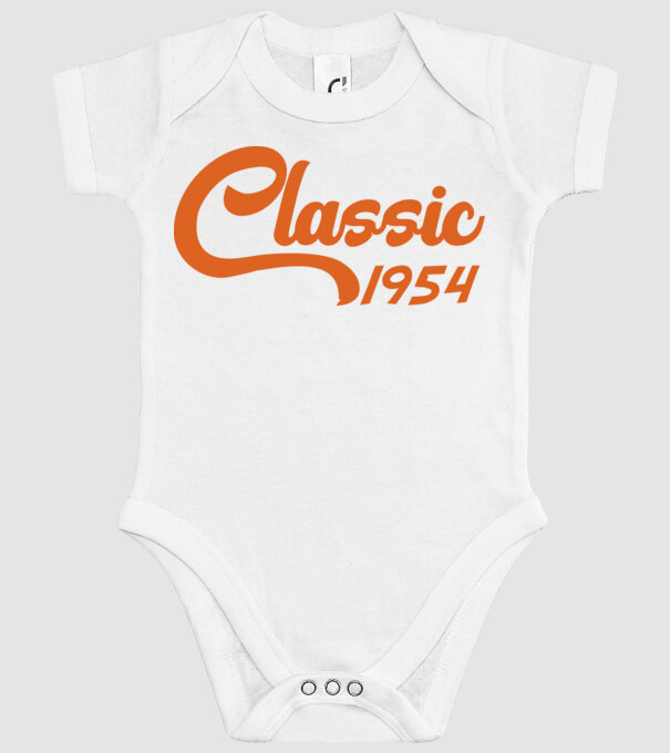 1954 Classic model alb pe tricou