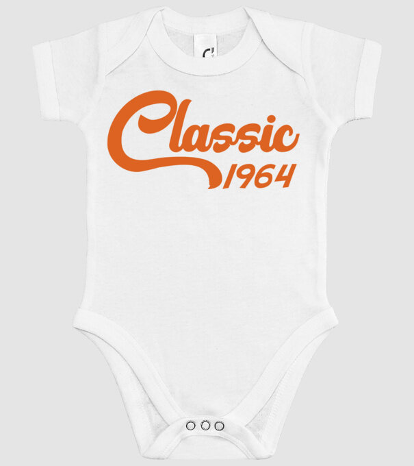 1964 Classic model alb pe tricou