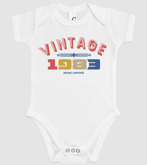 1983 Ediție limitată model alb pe tricou