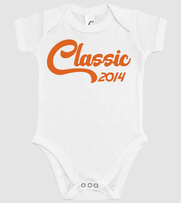 2014 Classic model alb pe tricou