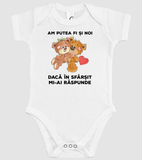 Am putea fi și noi dacă în sfârșit mi-ai răspunde model alb pe tricou