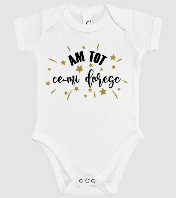 Am tot ce-mi doresc model alb pe tricou