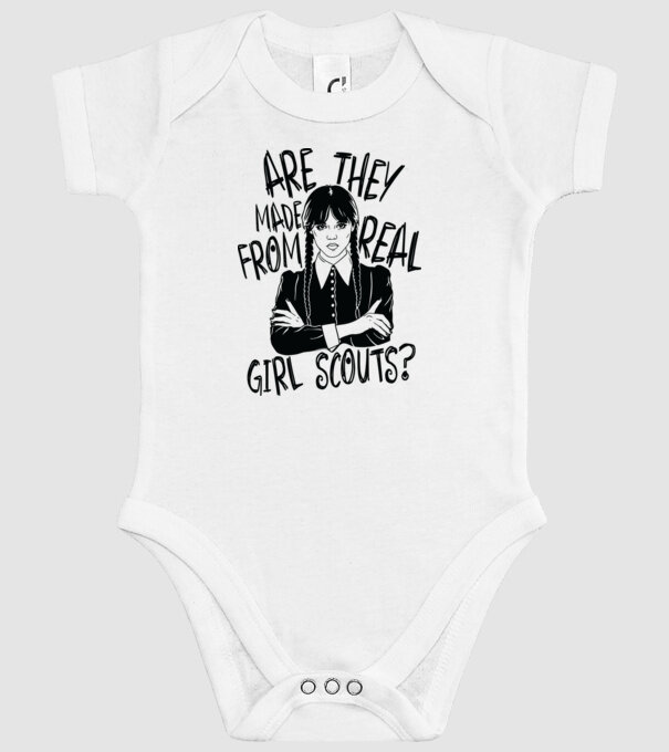 Are the made from real girl scouts model alb pe tricou