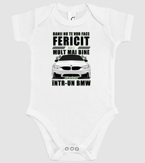 banii nu te vor face fericit, dar e mult mai bine să plângi într-un BMW model alb pe tricou
