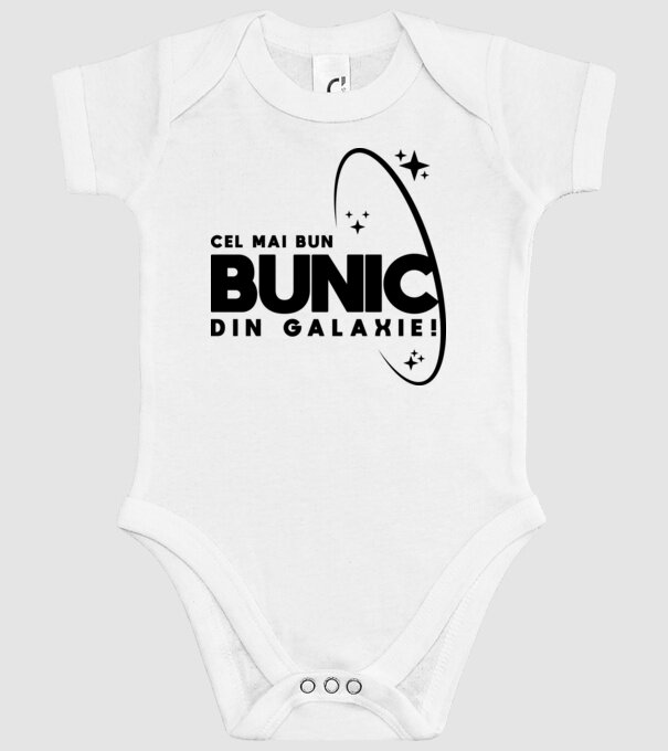 Cel mai bun bunic din Galaxie! model alb pe tricou