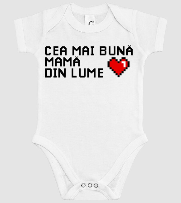 cea mai bună mamă din lume model alb pe tricou