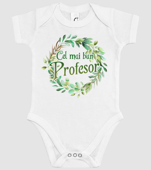 Cel mai bun profesor model alb pe tricou