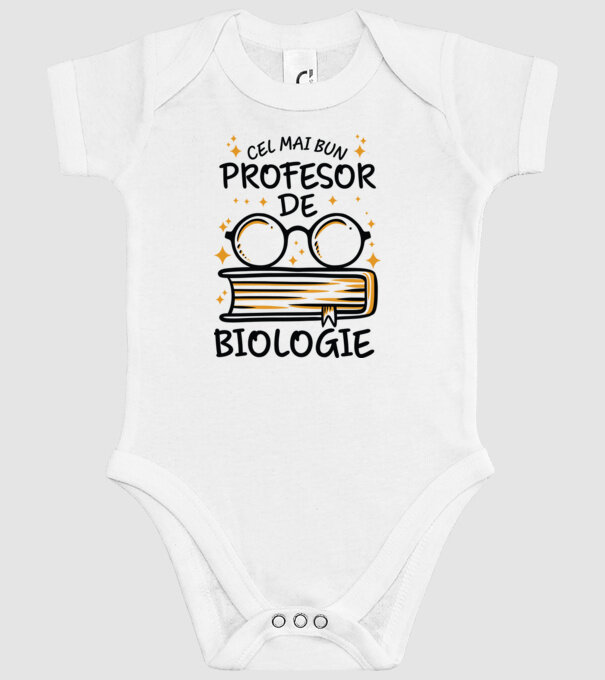 Cel mai profesor biologie model alb pe tricou