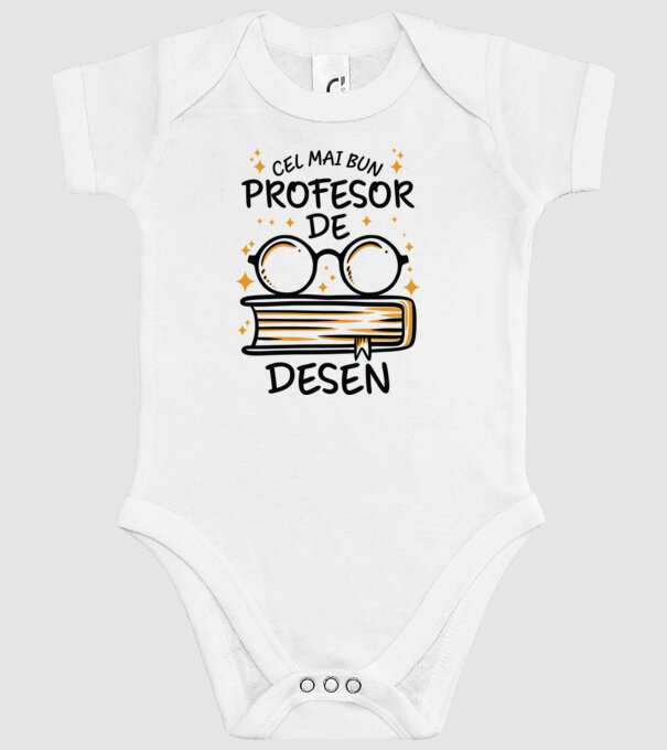 Cel mai profesor de desen model alb pe tricou