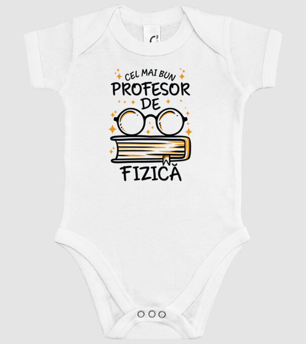Cel mai profesor fizică model alb pe tricou