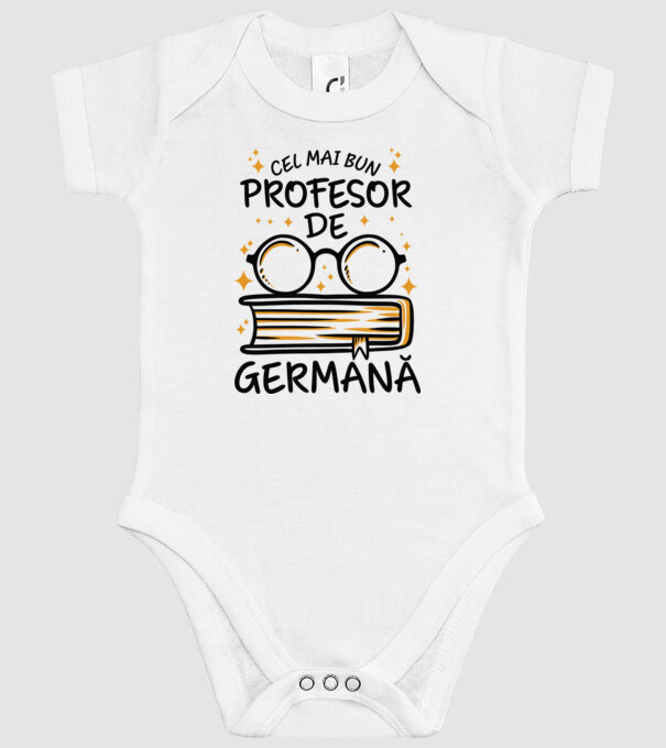Cel mai profesor germană model alb pe tricou