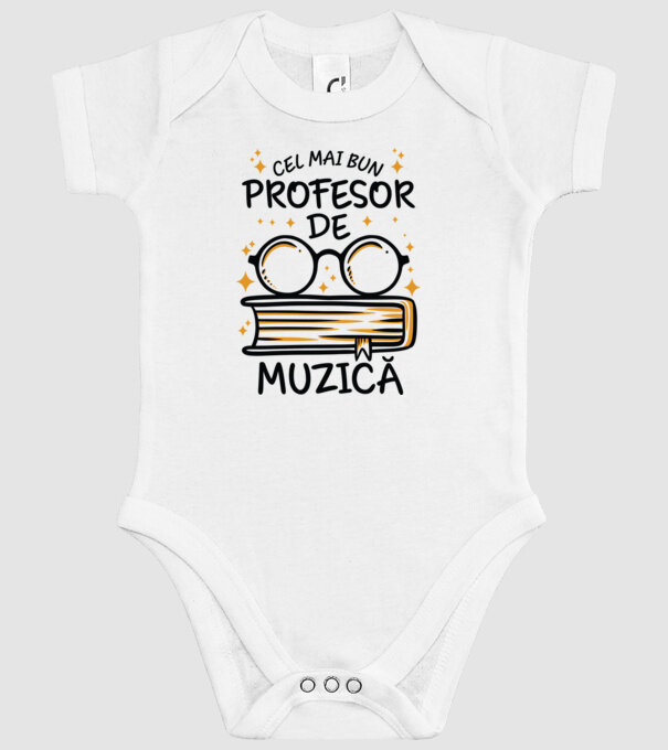 Cel mai profesor muzică model alb pe tricou