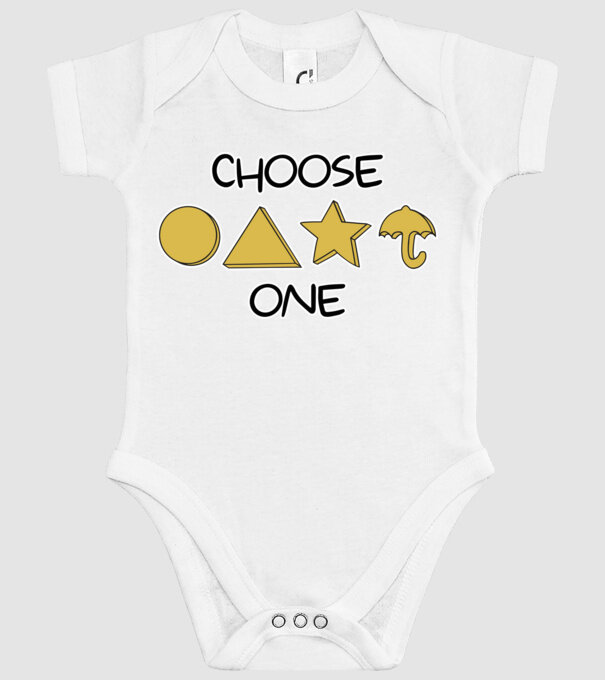 choose one squid game model alb pe tricou