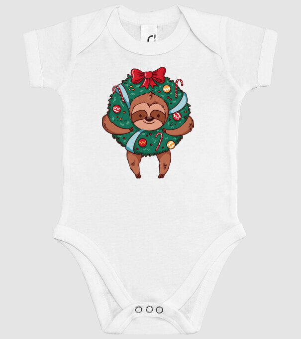 Christmas model alb pe tricou