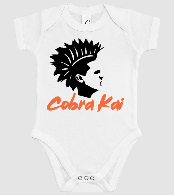 cobra kai punk model alb pe tricou