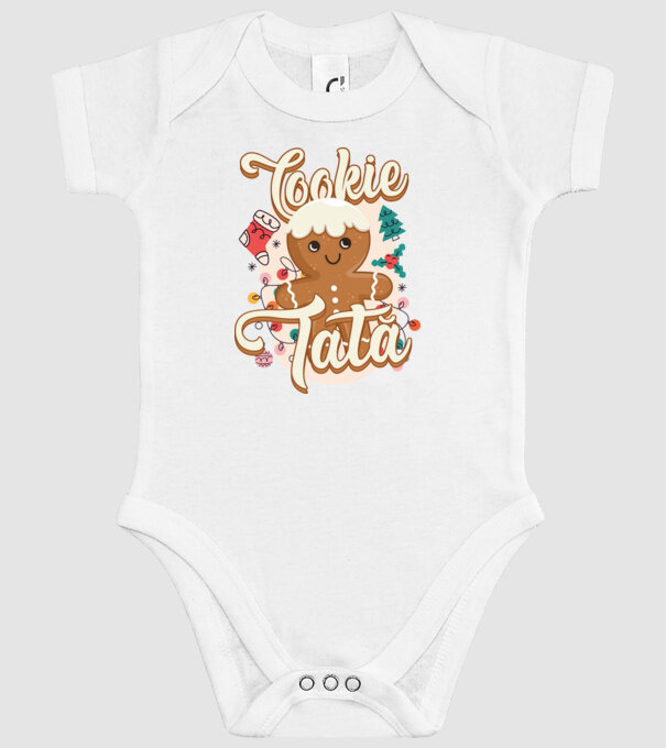Cookie tată model alb pe tricou