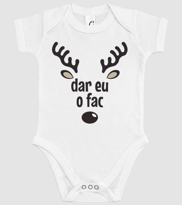 Dar eu o fac crăciun chiar căprioară Alb model alb pe tricou